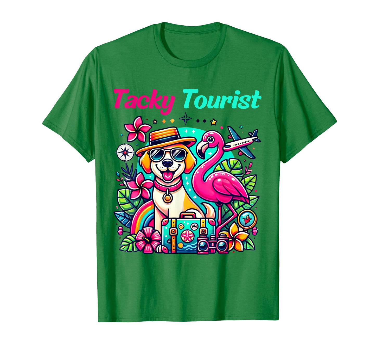 Vacay Tacky Tourist Outfit Wacky Cruise Costume Idea Tacky T-Shirt