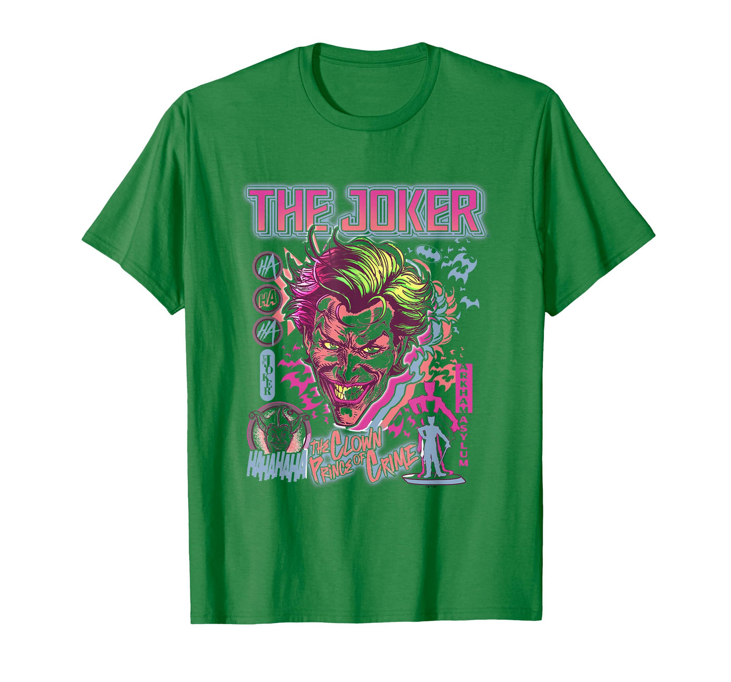 DC Comics Batman The Joker Vintage Style Villain T-Shirt