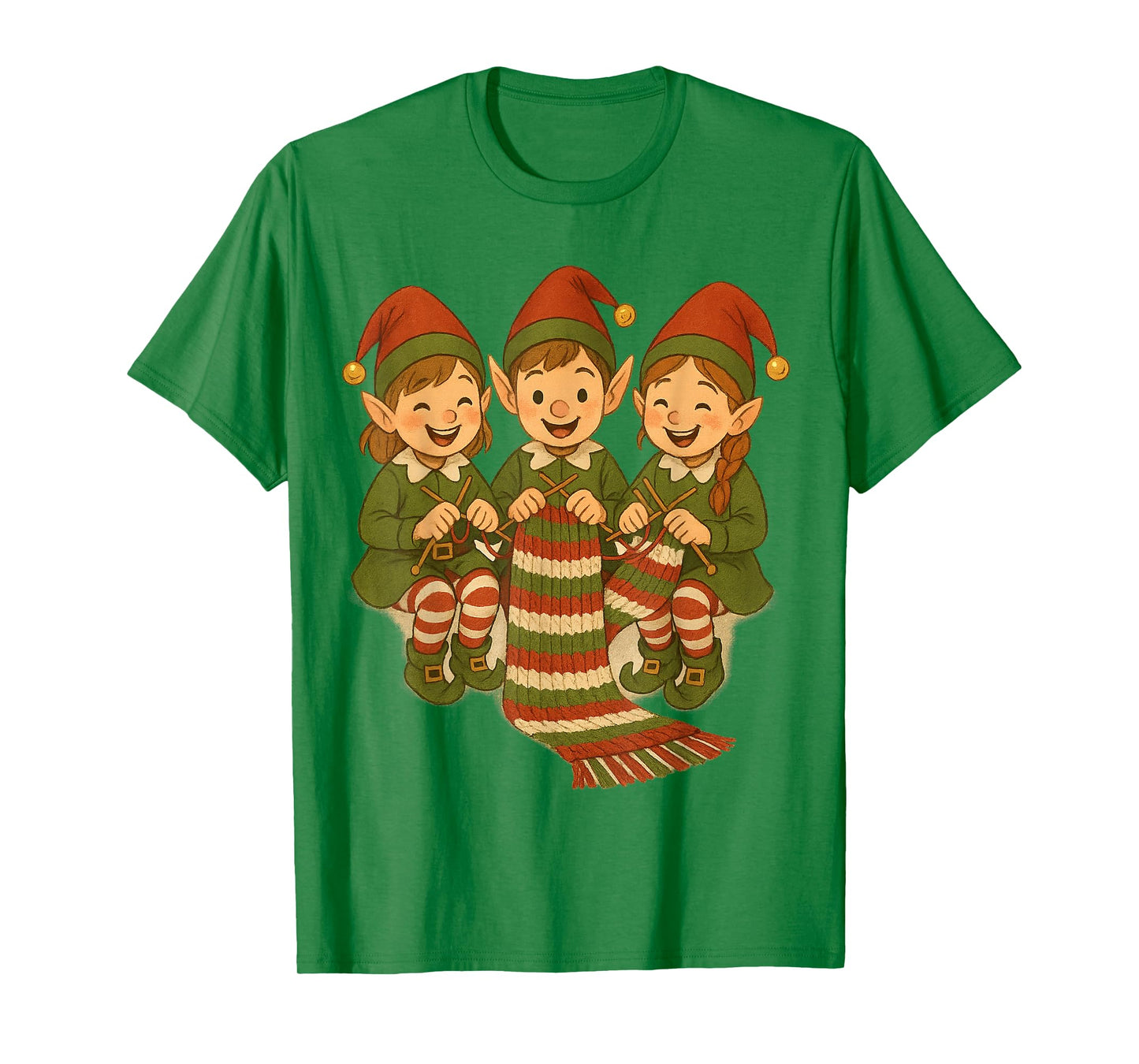 Santa's Favorite Crochet Lady Christmas Xmas Crochete Costum T-Shirt