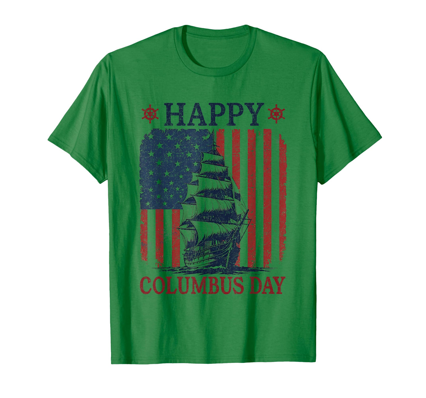 Happy Columbus Day Design Christopher Columbus Italian T-Shirt
