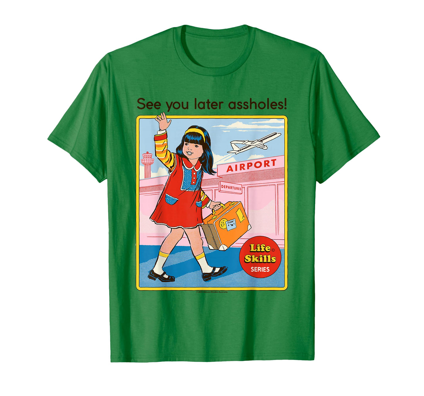 See You Later Sarcastic Retro Vintage Funny Adult Humor T-Shirt
