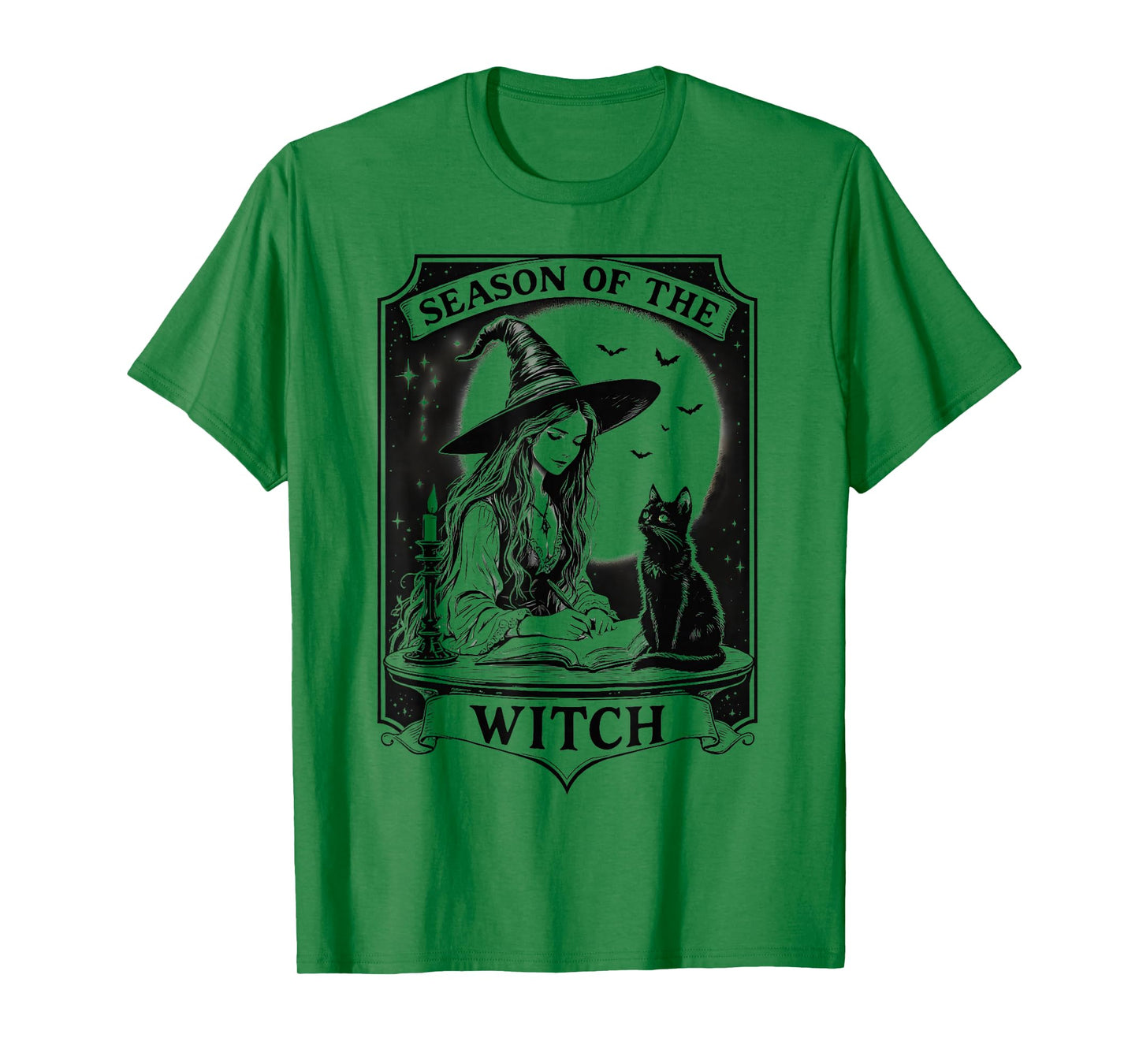 Season of The Witch Halloween Mystical Vintage Party Costume T-Shirt