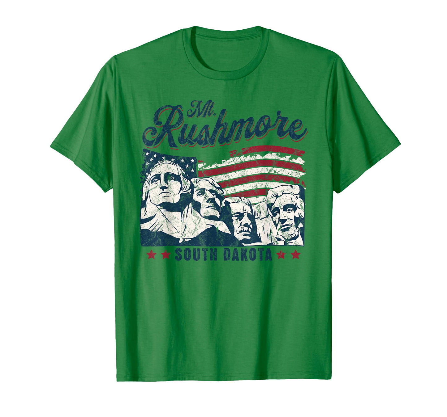Mount Rushmore 4th of july Celebrating Usa flag mt Rushmore T-Shirt