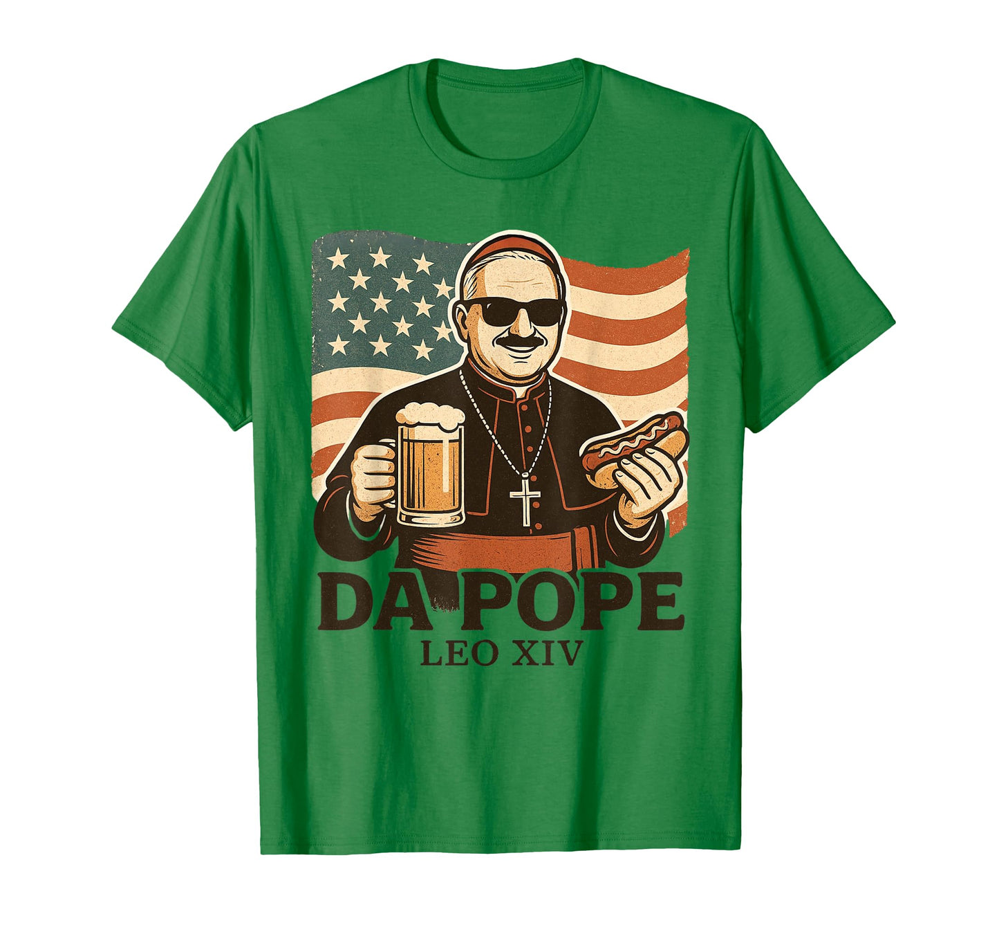 Da Pope Leo XIV Provost Funny First Pope From America T-Shirt