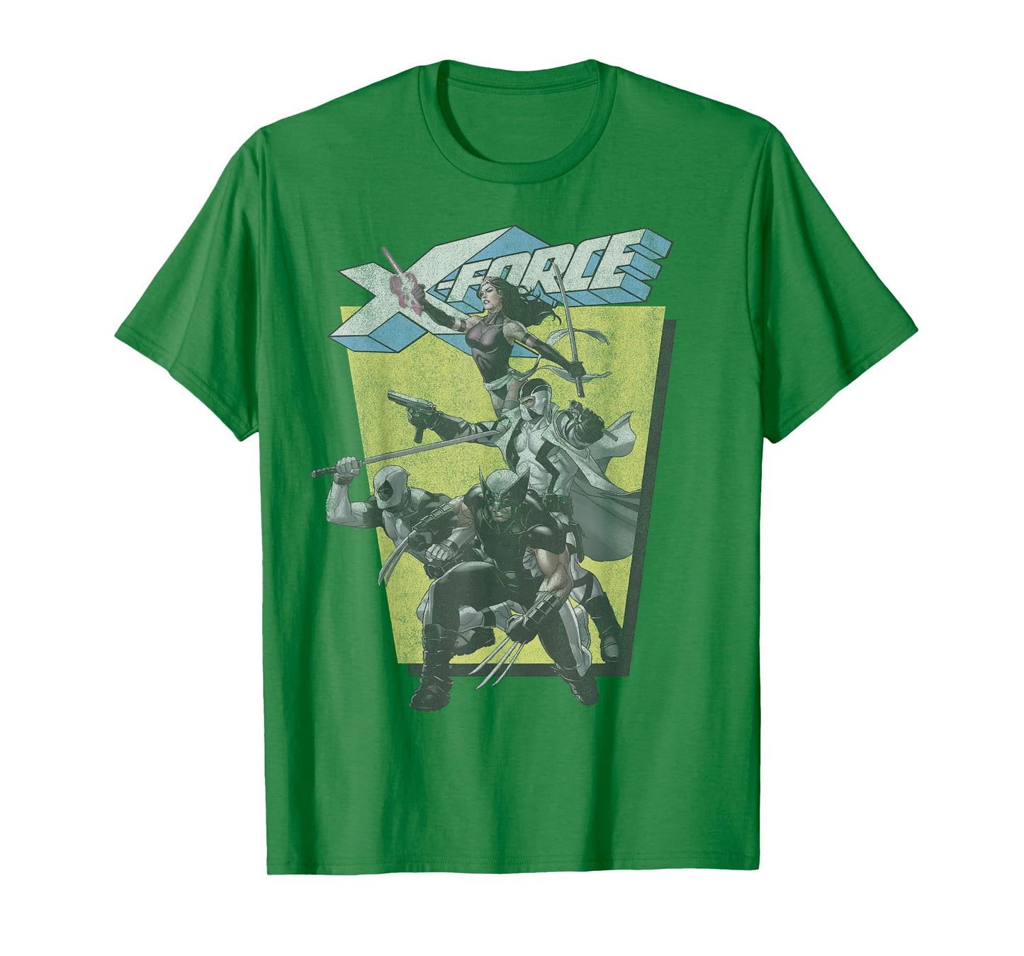 Marvel Deadpool X-Force Group Shot Action Pose T-Shirt