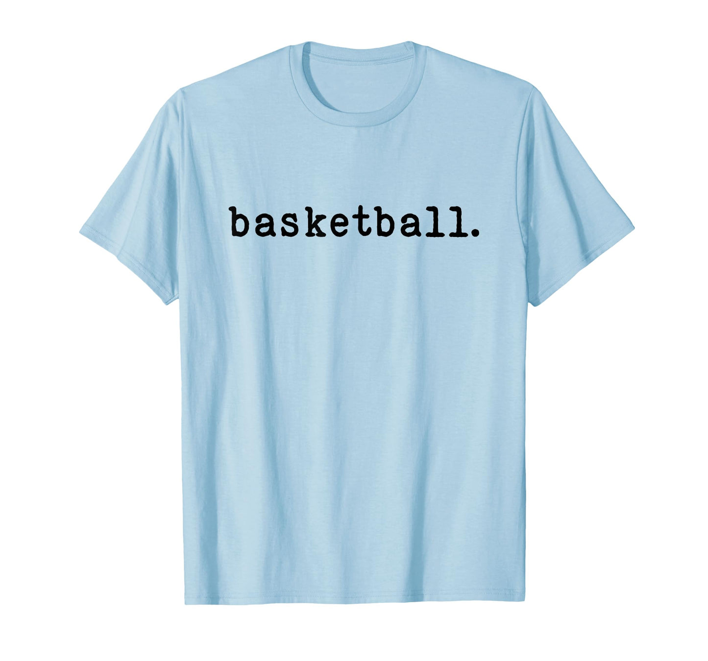 Basketball Enthusiast Minimalist Sports T-Shirt