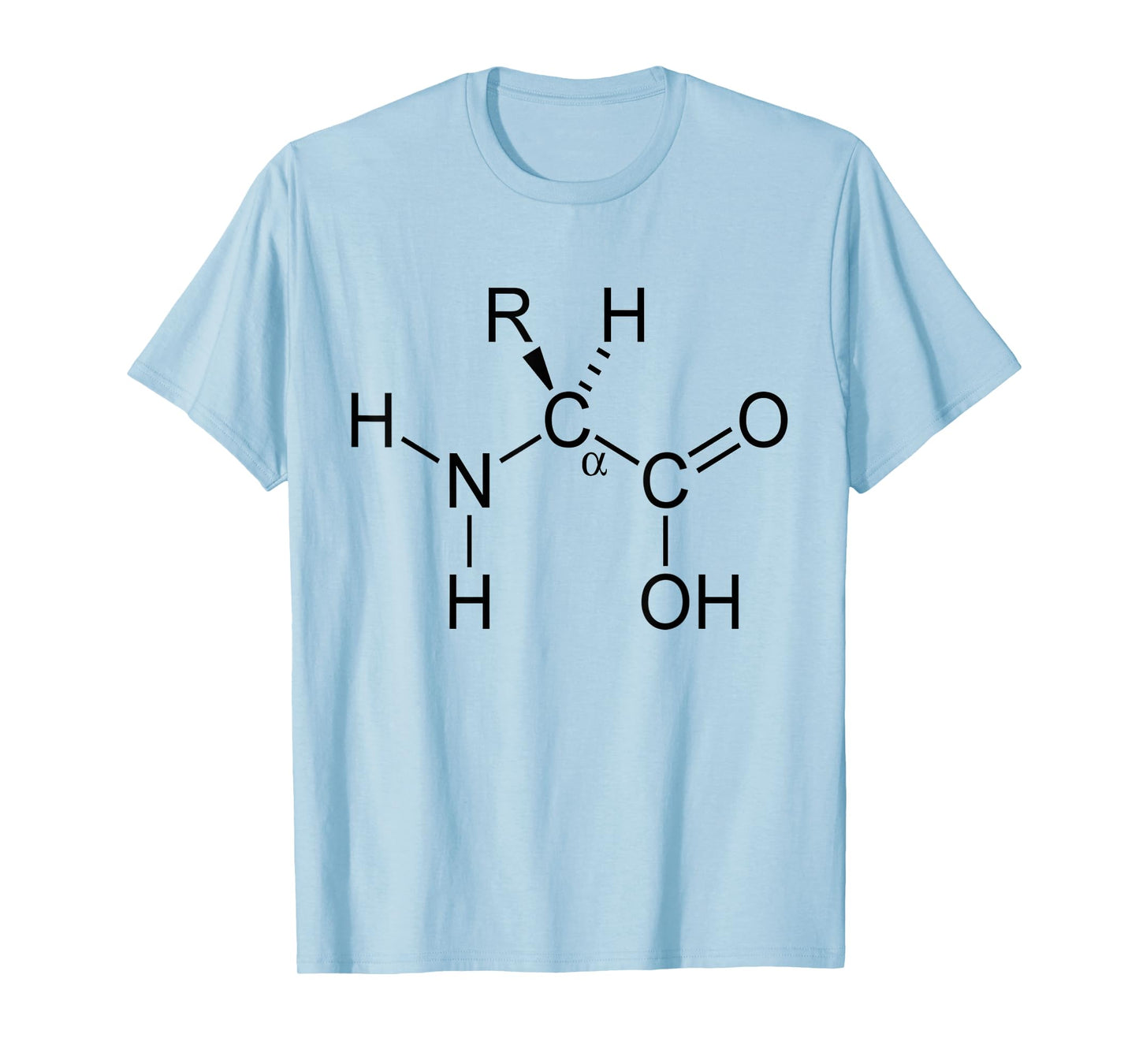 Alpha Amino Acid T-Shirt Biochemistry Muscle Protein Genetic T-Shirt