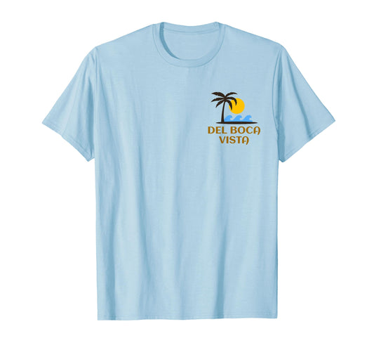 Del Boca Vista Retro Sunset Florida Vintage T-Shirt