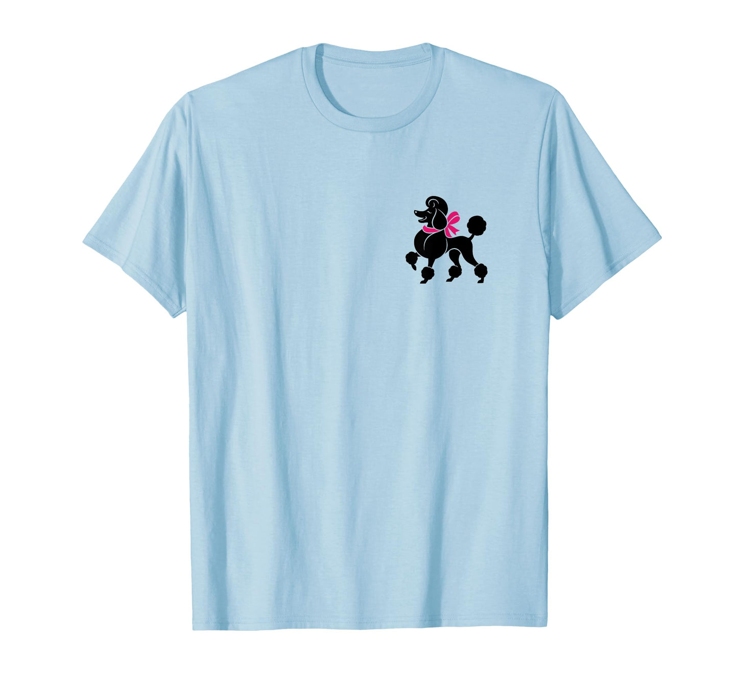 Sock Hop, Poodle, Pink Scarf T-Shirt