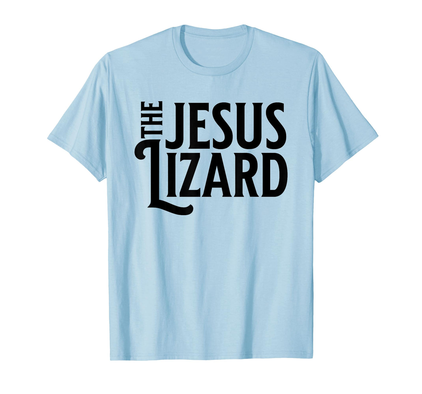 The Jesus Lizard Black Retro Vintage Text On T-Shirt