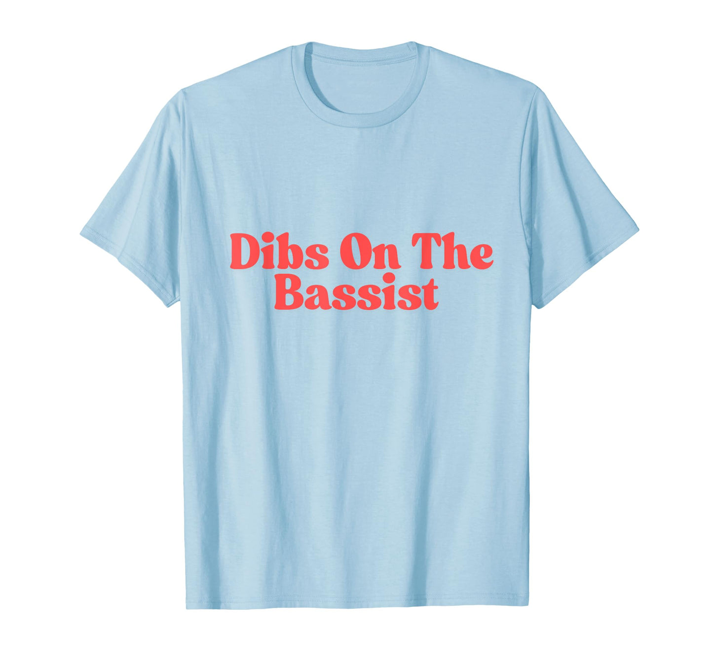 Retro Vintage Dibs On The Bassist Funny Bassist Lover T-Shirt