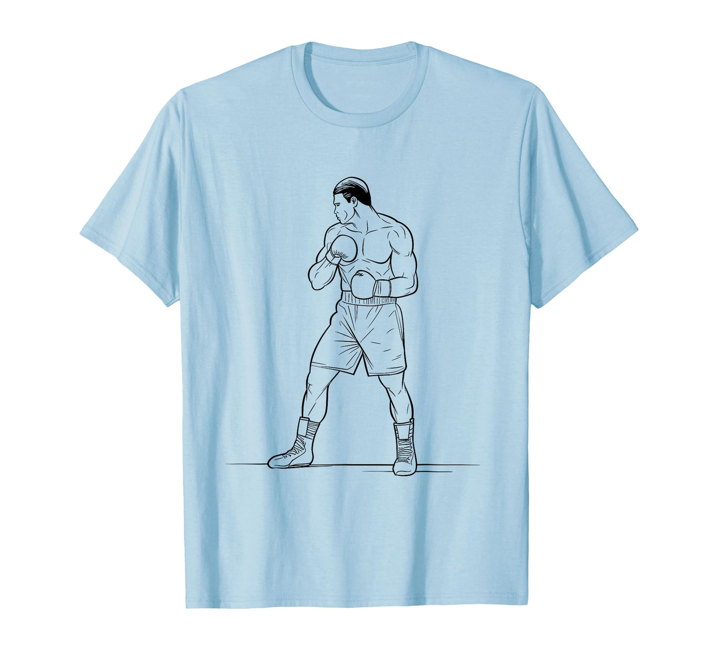 Boxer Drawing Pugilism Knockout T-Shirt