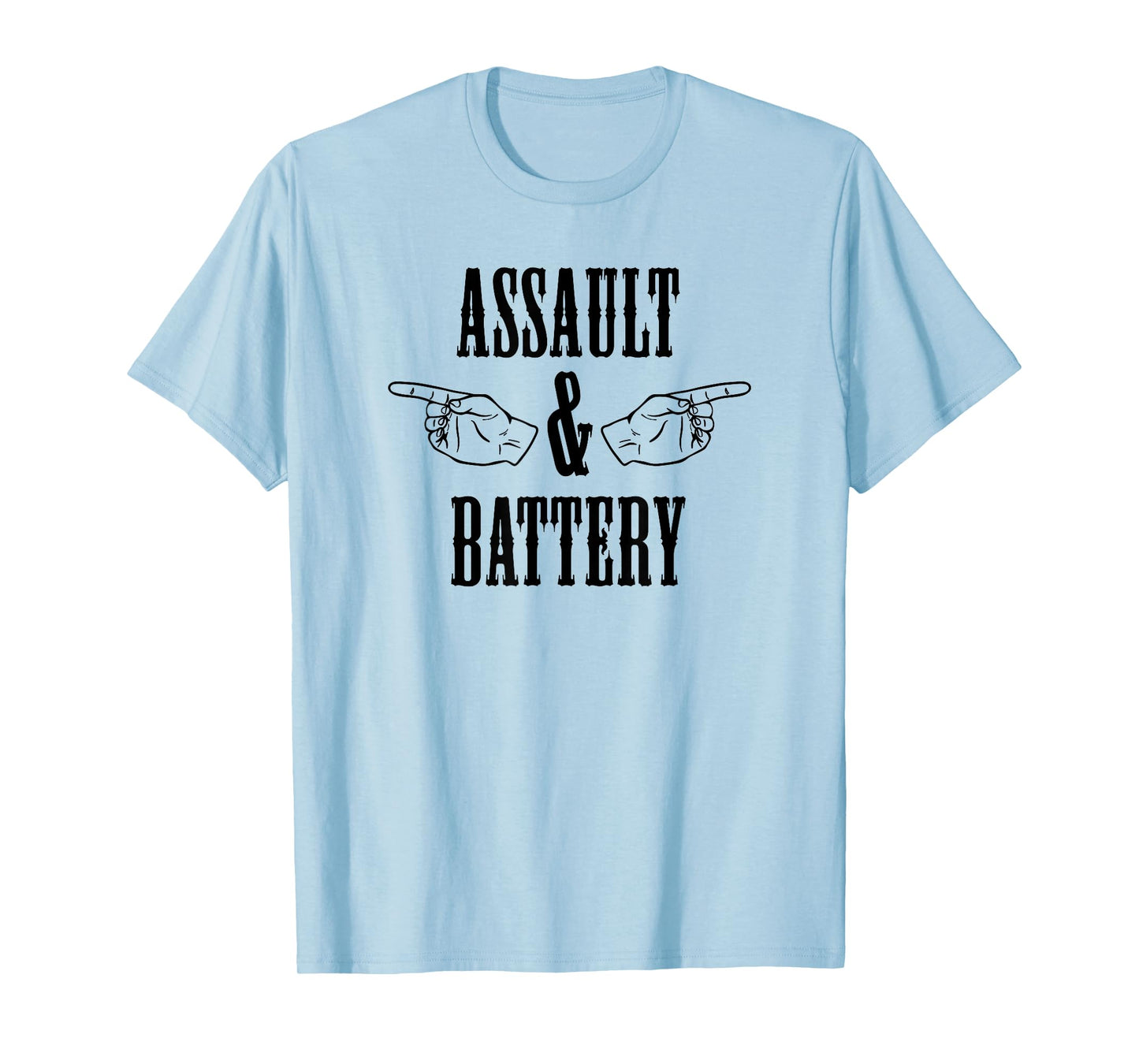 Funny Assault and Battery Bodybuilding T-Shirt