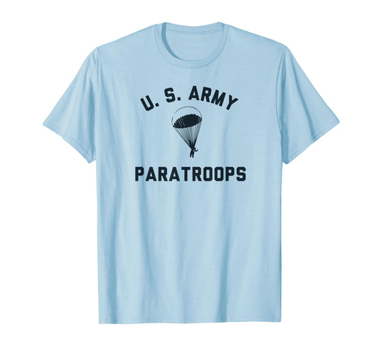 US Army Paratroops Paratrooper WW2 Vintage PT T Shirt T-Shirt
