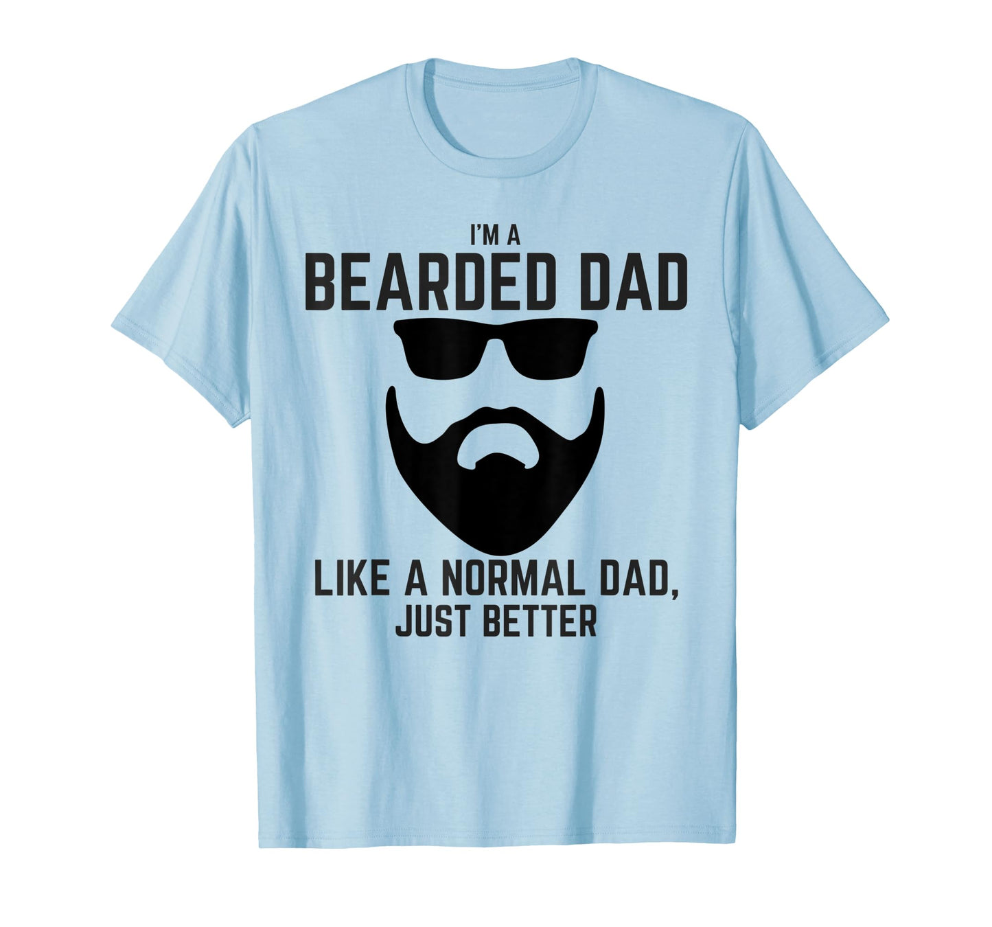 Mens Great Beard Comes Great Responsibility Bearded Tattoo Dad T-Shirt