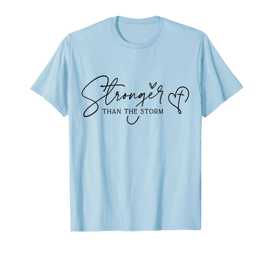 You Are Stronger Than The Storm Boho Self Care Motivational T-Shirt