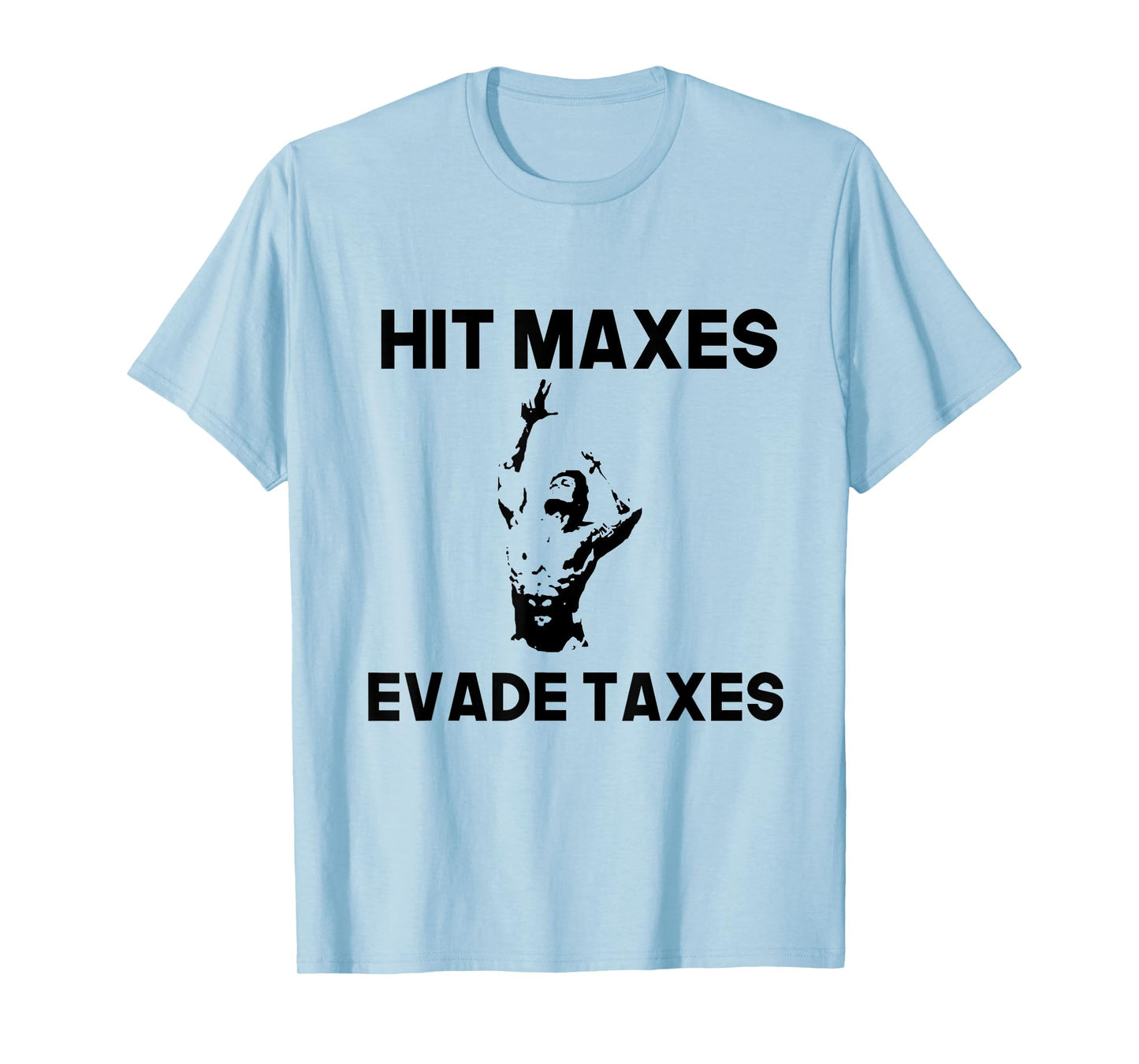 Hit Maxes Evade Taxes Funny Apparel Vintage T-Shirt