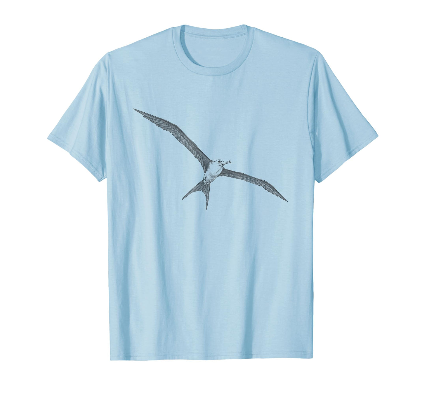 Vintage Frigate bird Drawing Art Design T-Shirt