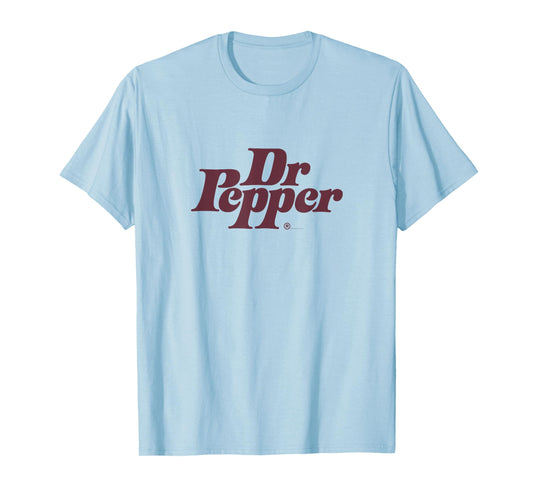 Dr. Pepper Vintage Stack Soda Label T-Shirt