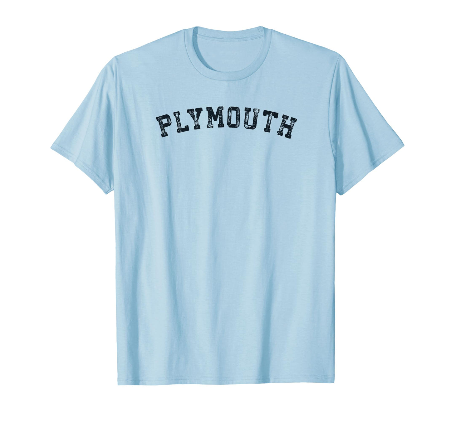 Vintage Plymouth Mass MA T Shirt Distressed Old Retro Tee