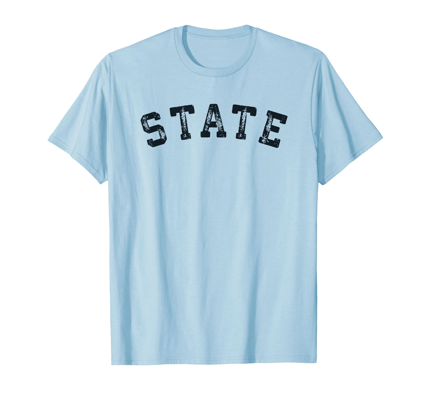 Vintage State T Shirt Distressed Old Retro Sports Gift Tee T-Shirt