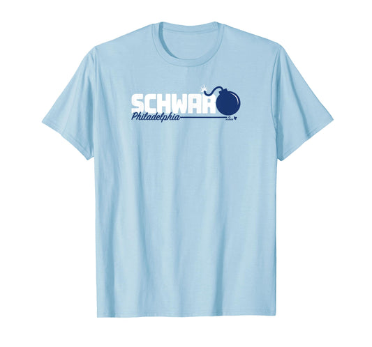 BreakingT Kyle Schwarber - Schwarbomb Logo - Philadelphia Baseball T-Shirt