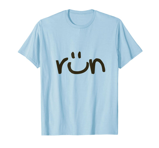 RUN SMILE T-SHIRT Love Running Tee Jogging Tee