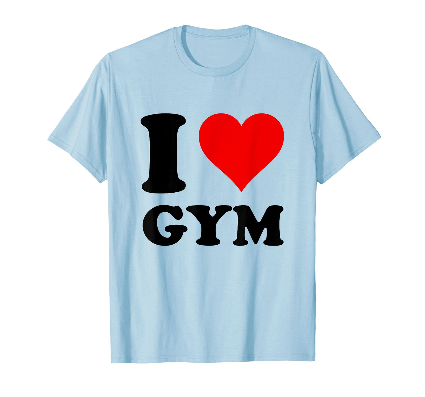 Red Heart I Love Gym T-Shirt
