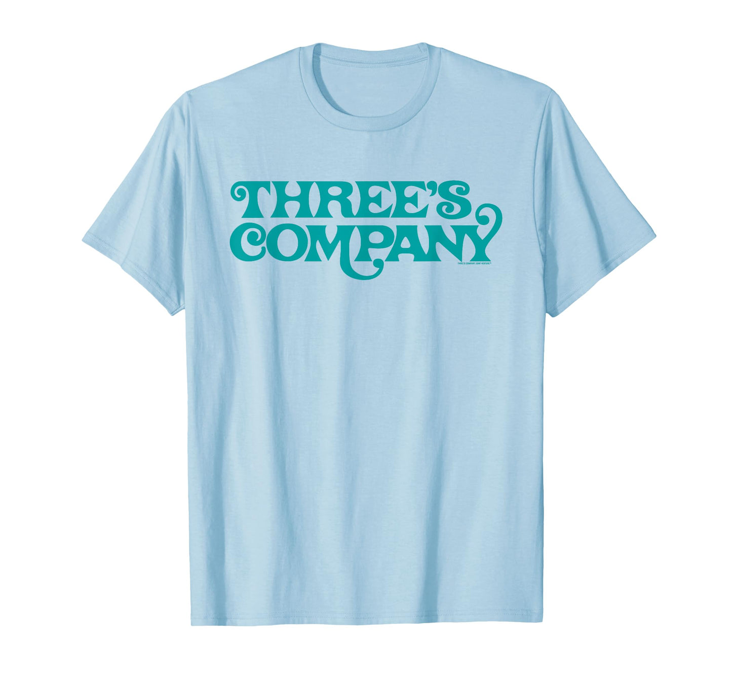 Three's Company Retro Sitcom Show Logo T-Shirt