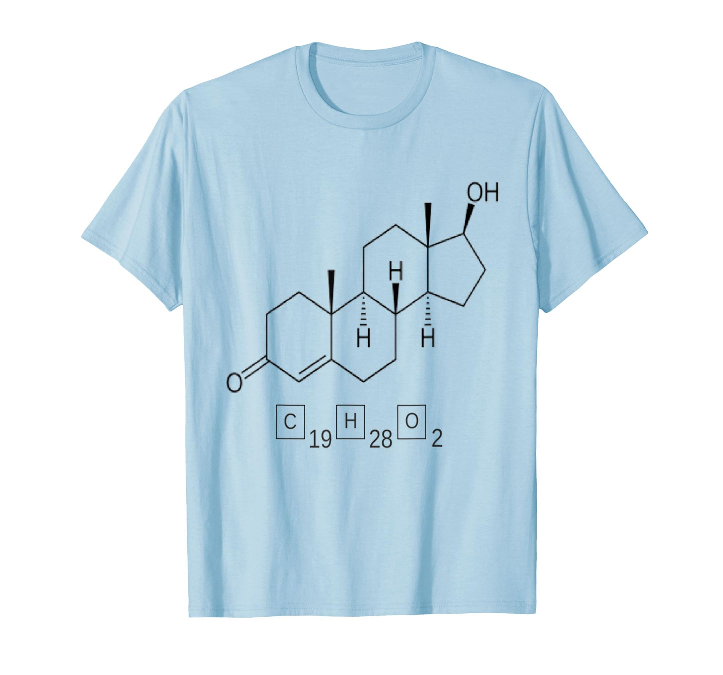 Testosterone molecule and formula T-shirt