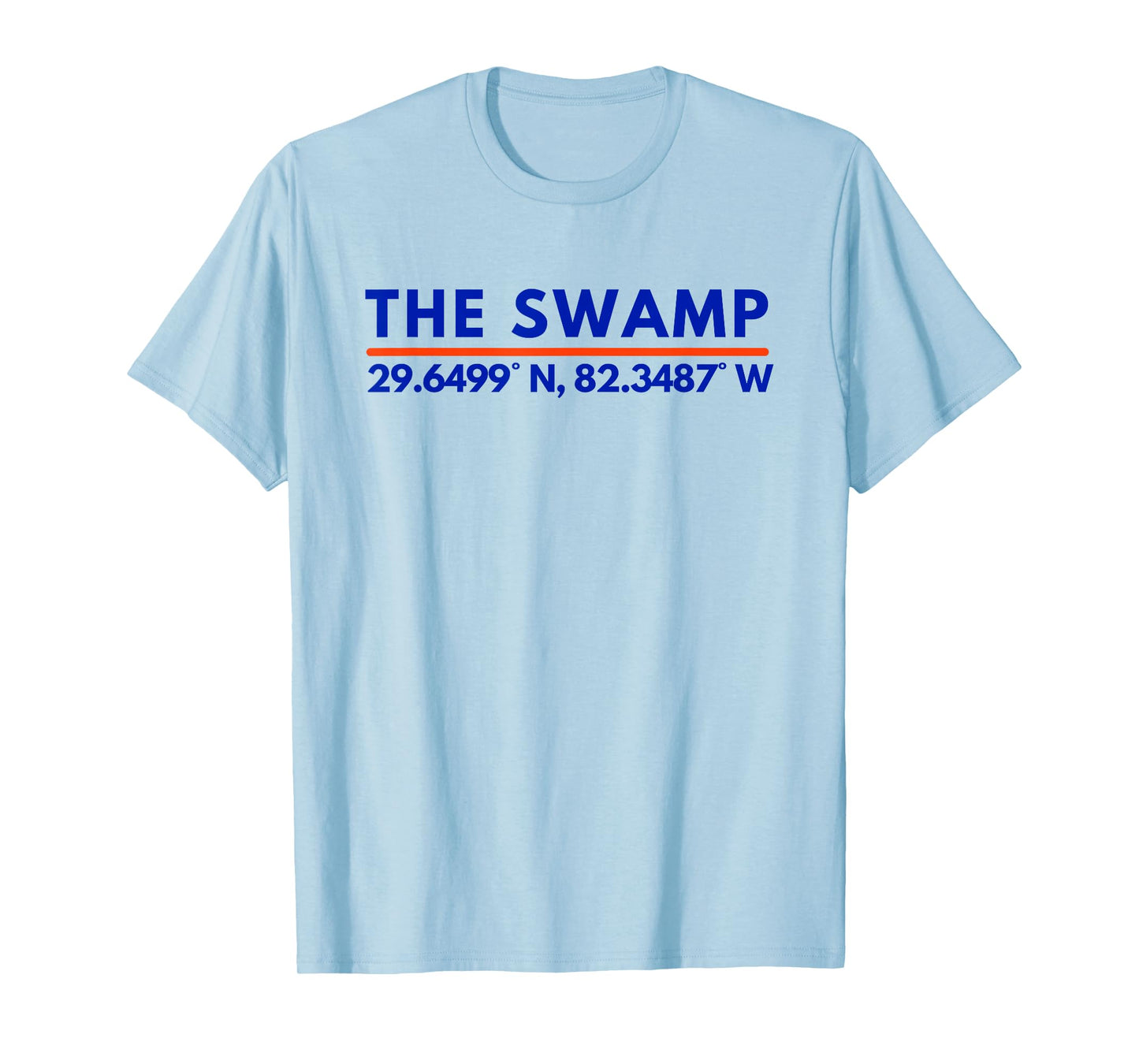 Florida FL Fans The Swamp Latitude and Longitude T-Shirt