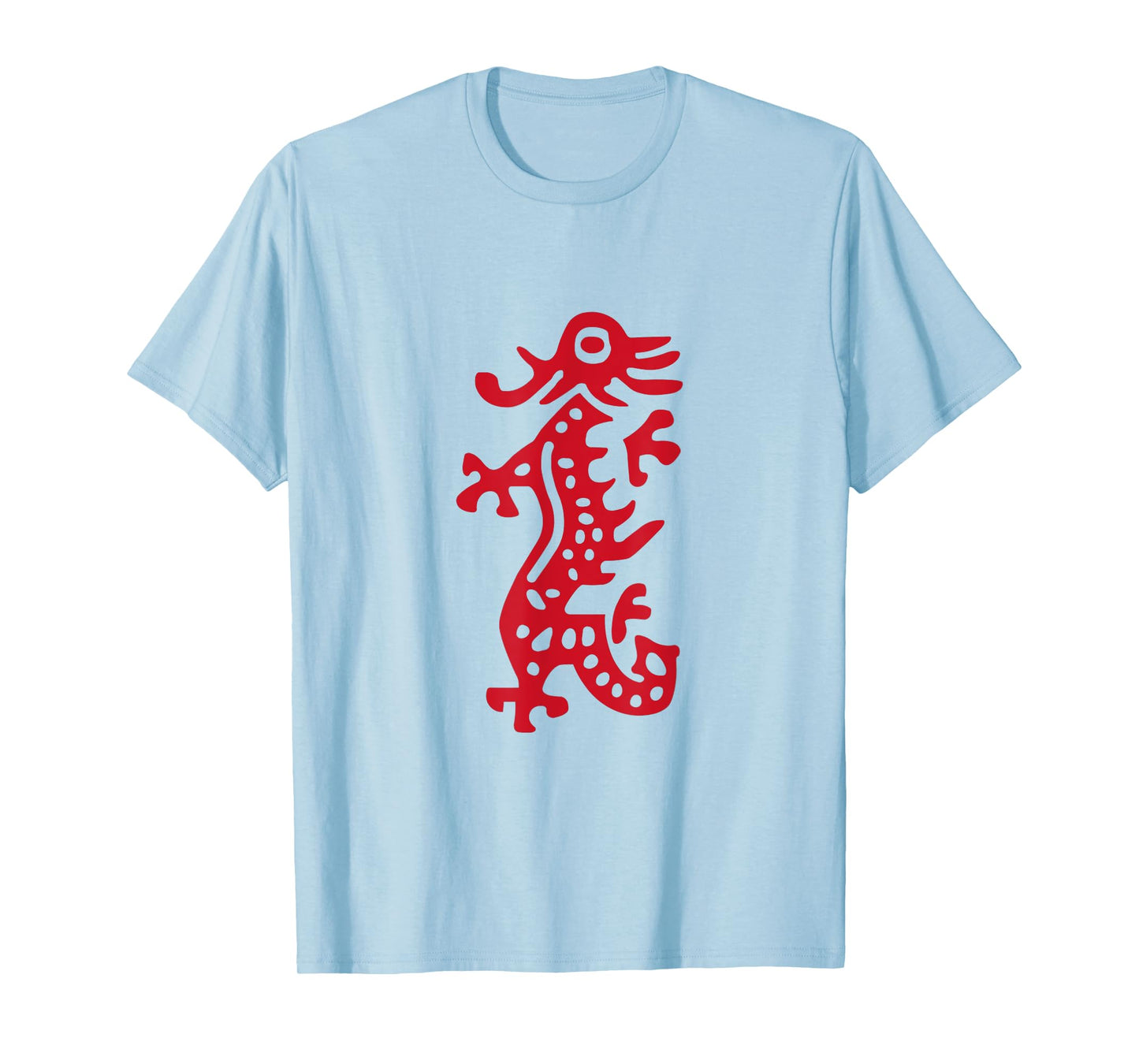 Chinese Mah Jong Red Dragon Tile Mahjong Costume T-Shirt