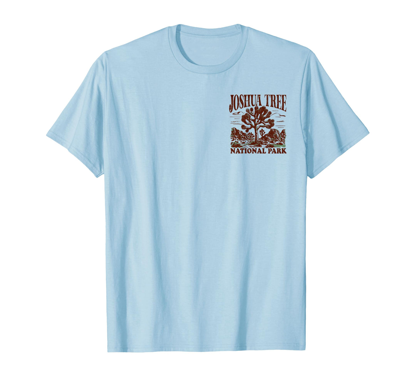 Joshua Tree Vintage Distressed Front and Back T-Shirt