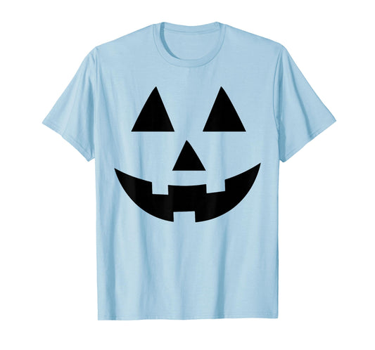 Halloween Jack-O-Lantern Pumpkin Face Mens Womens T-Shirt