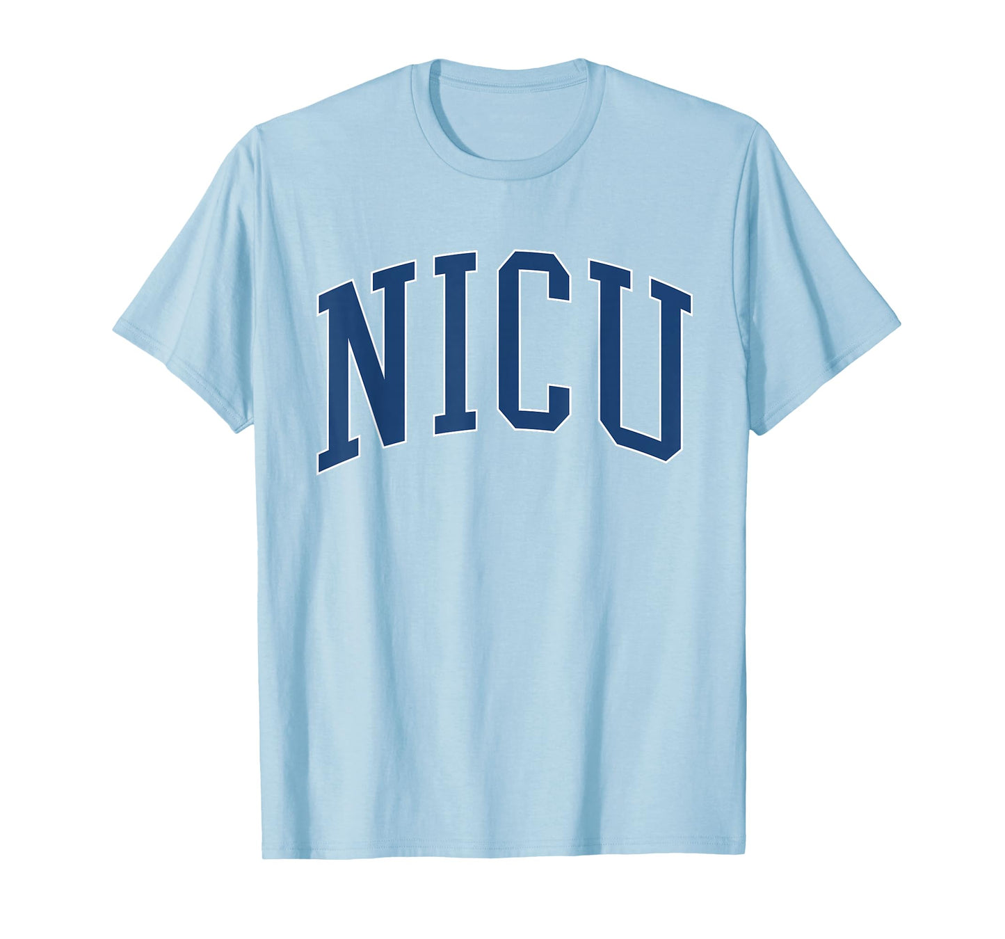 NICU Nurse Vintage Collegiate Blue T-Shirt