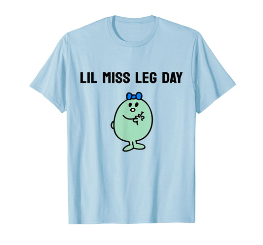 Lil Miss Leg Day Gym Pump Cover Women Oversized Gym Workout T-Shirt