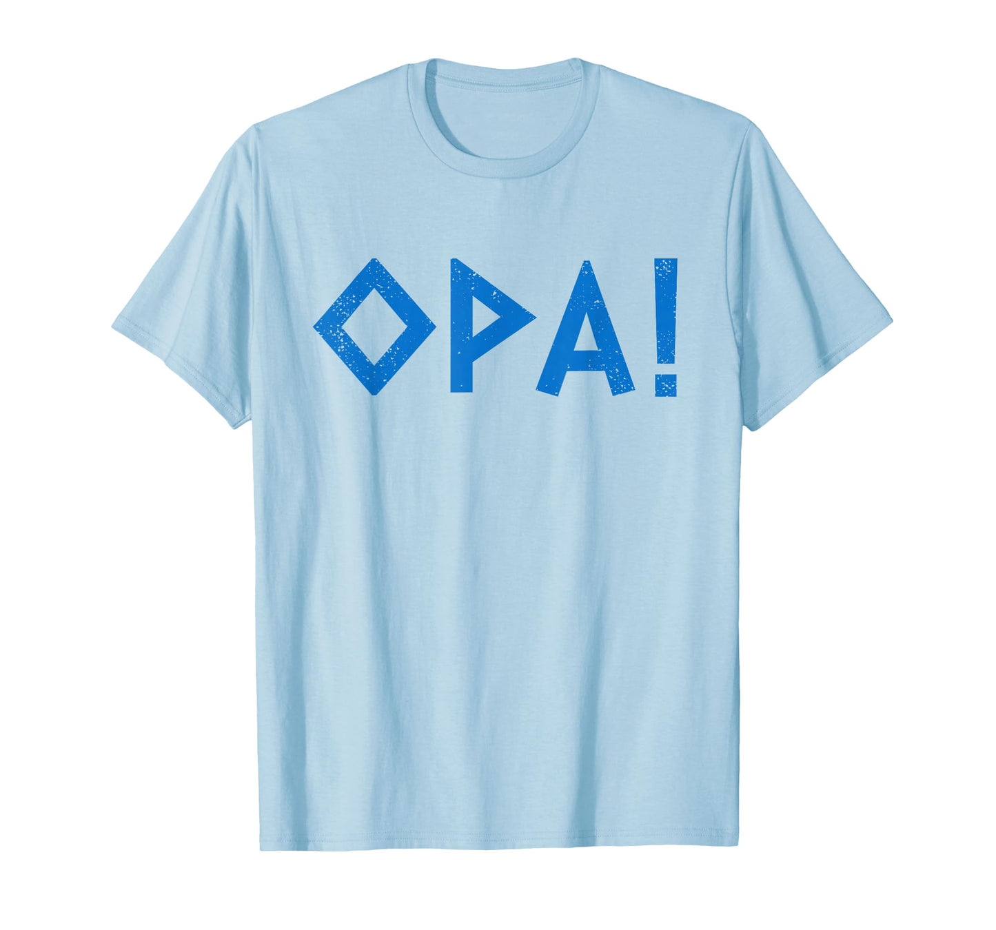 Opa Ancient Greek Pride Greek Flag Funny Greek Party Greece T-Shirt