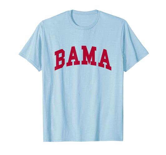 Graphic Apparel Co. - ALABAMA - Unisex Adults - White - Small - Short Sleeve - Classic Fit - Modern - Classic - T-Shirt