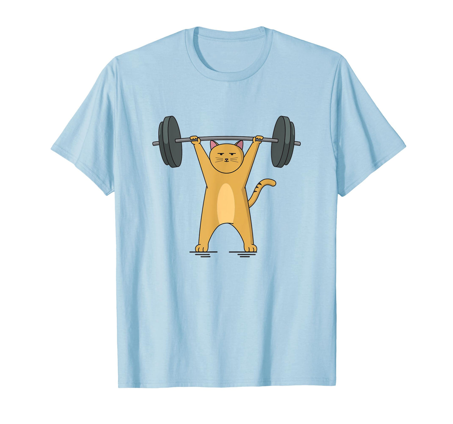 Weightlifting - Cat Barbell T-Shirt