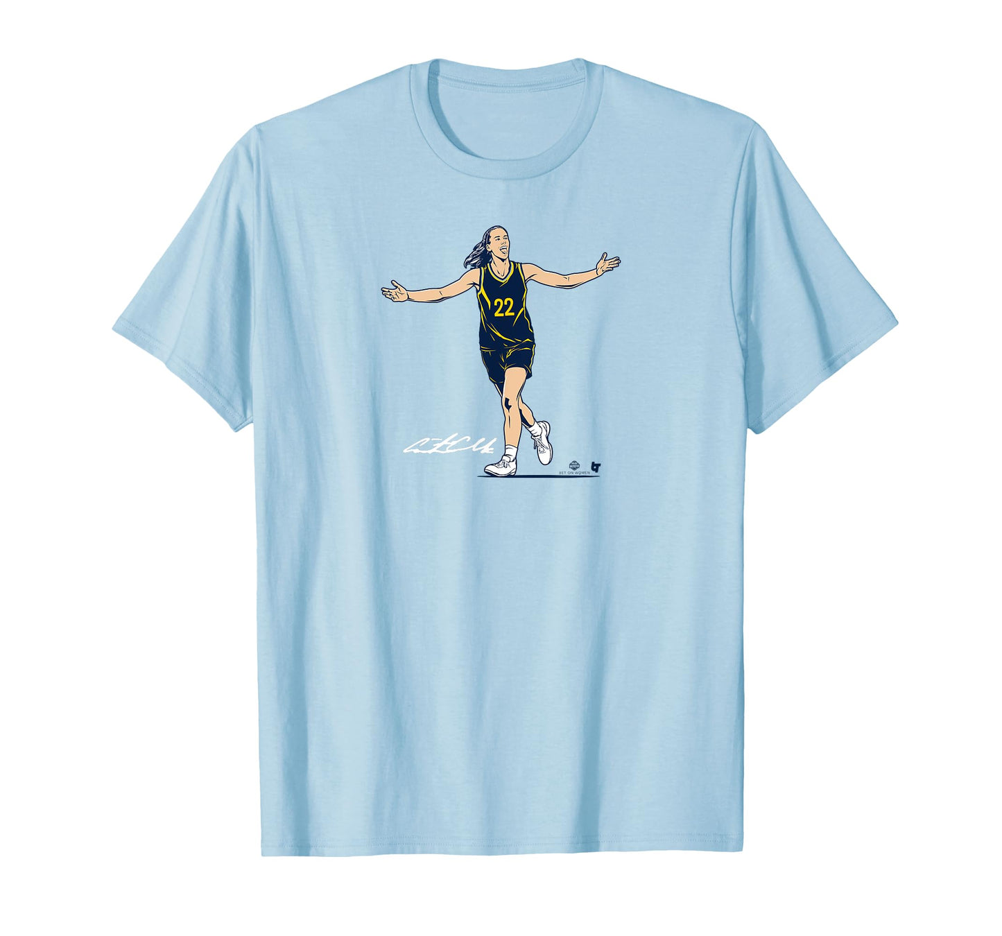 Caitlin Clark: Superstar Pose - Indiana Basketball T-Shirt