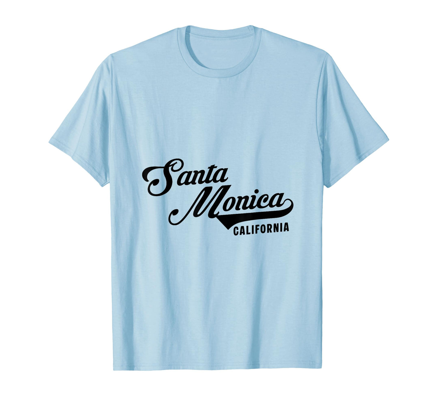 Santa Monica California Suitable for Men Women. T-Shirt