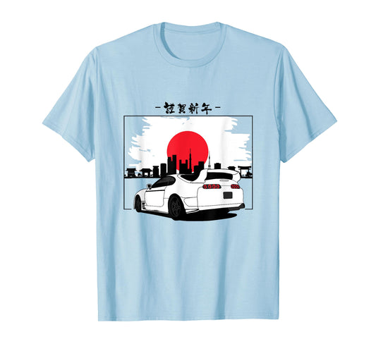 90's Japan Legend 2JZ Supra MK4 Drift King Car Enthusiast T-Shirt