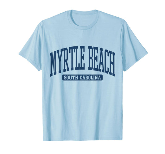 Myrtle Beach South Carolina Souvenir Vintage, Minimalist T-Shirt