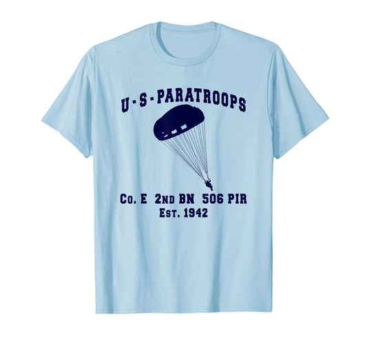 Easy Co. 506th PIR Vintage US Paratrooper PT shirt T-Shirt