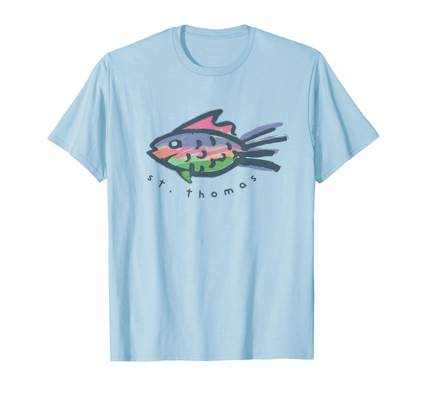 St. Thomas Tropical Fish Graphic T-Shirt