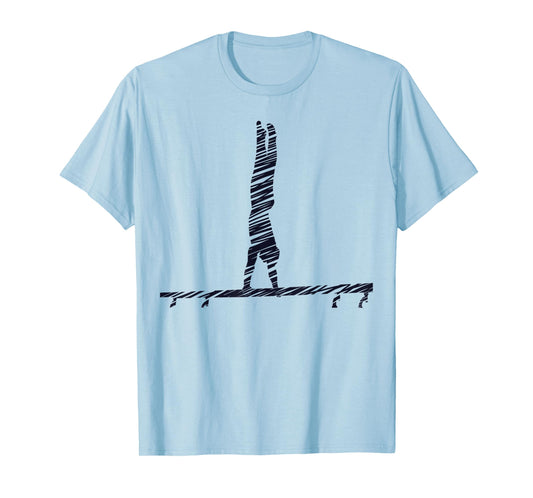 Gymnastics Fan Vintage Design T-Shirt