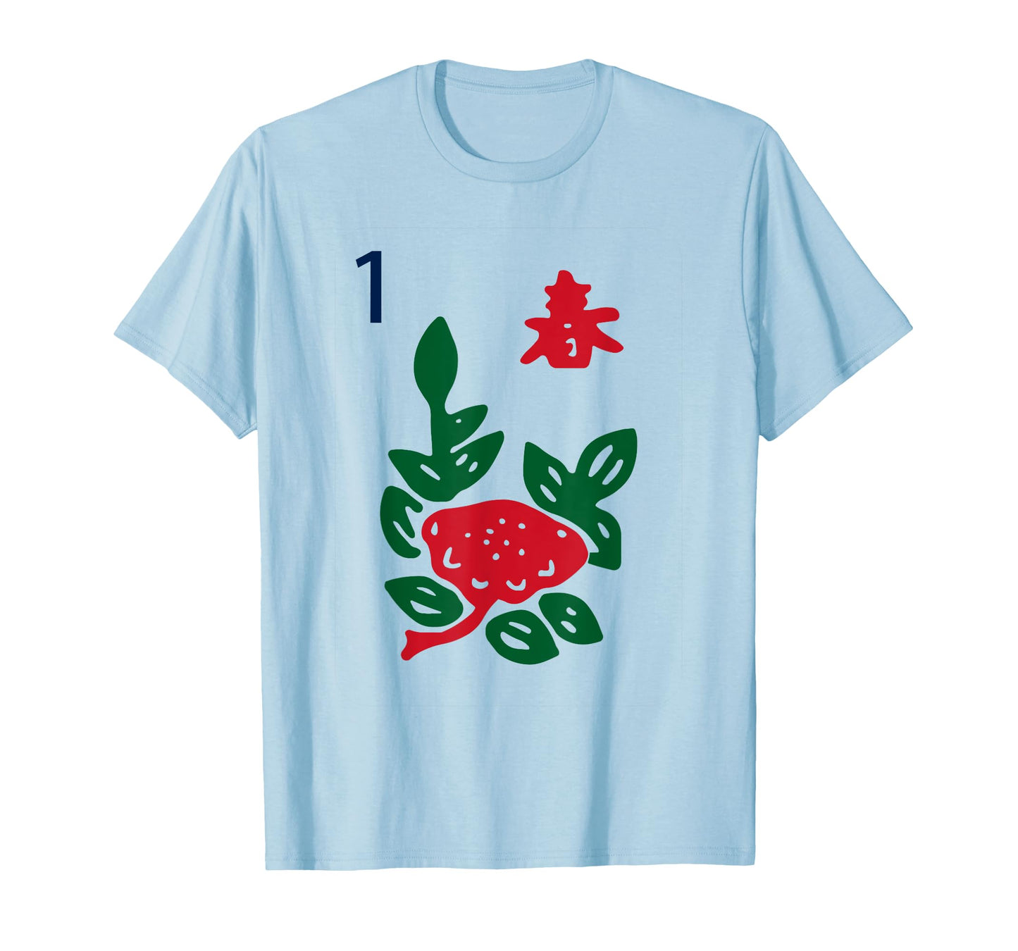 Chinese Mah Jong Seasons Spring Tile Mahjong Costume T-Shirt