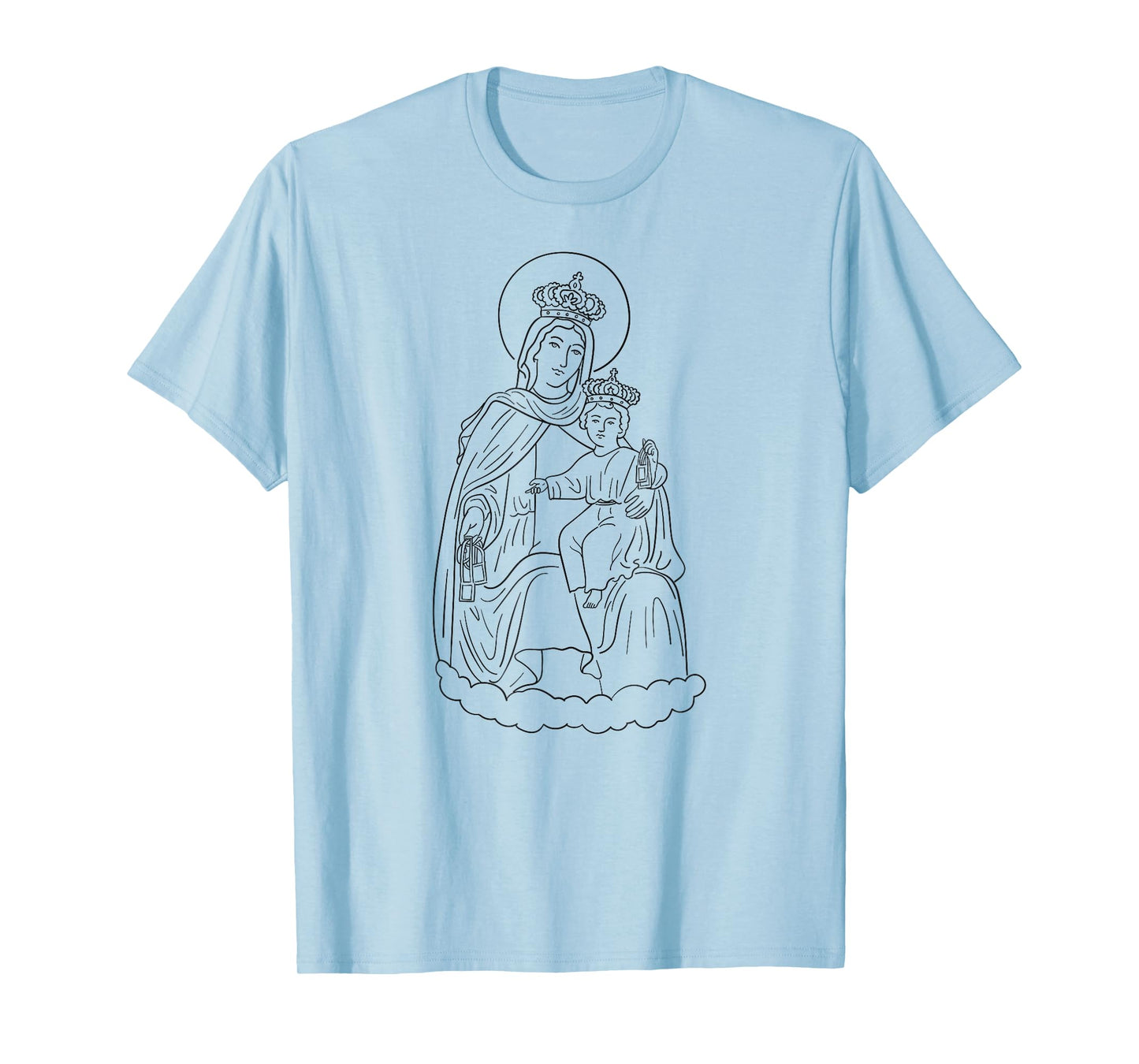 Lady of Mount Carmel - Virgin of Carmel - Virgen del Carmen T-Shirt
