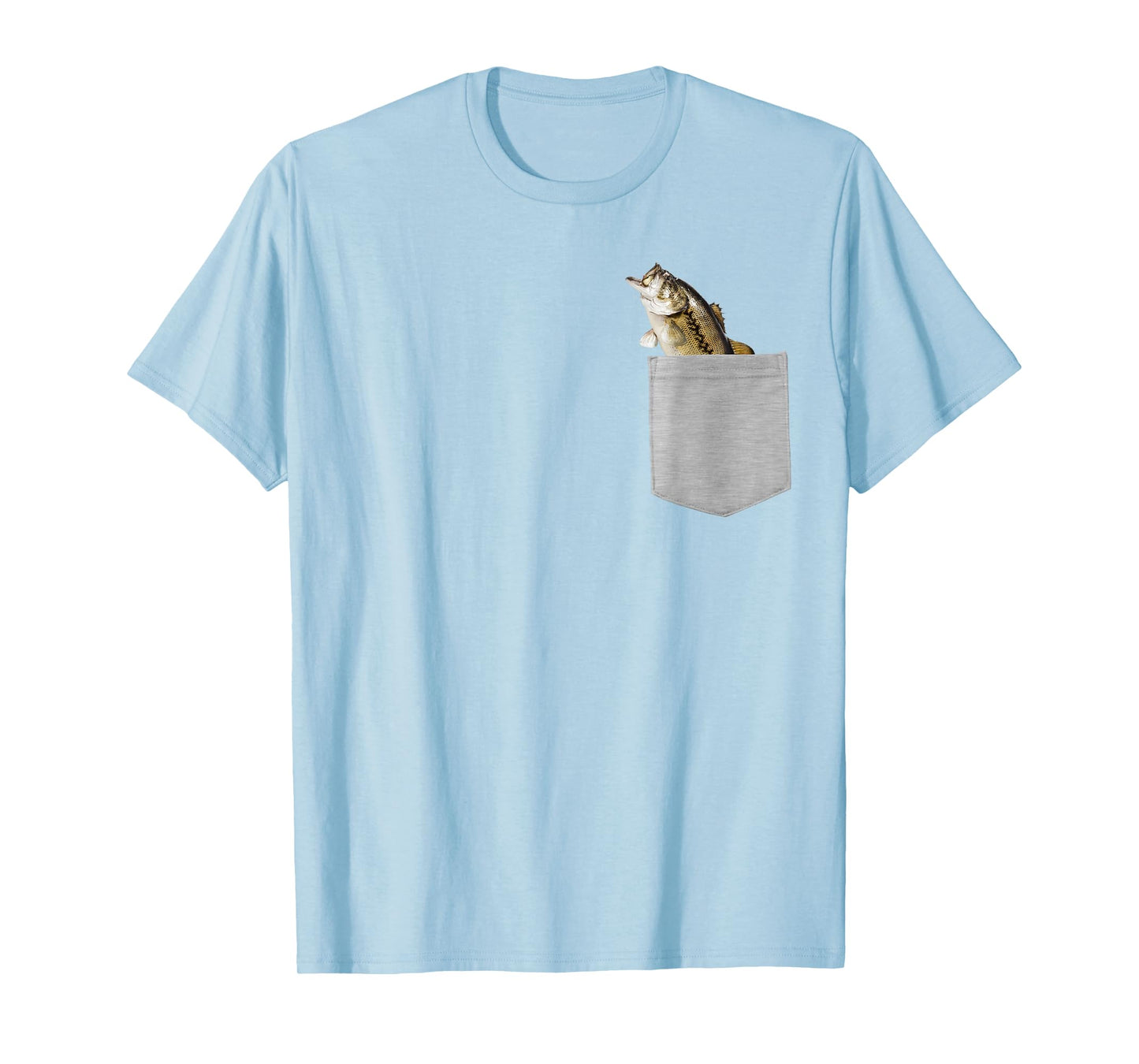 Animal in Your Pocket Funny large mouth or black bass peekin T-Shirt