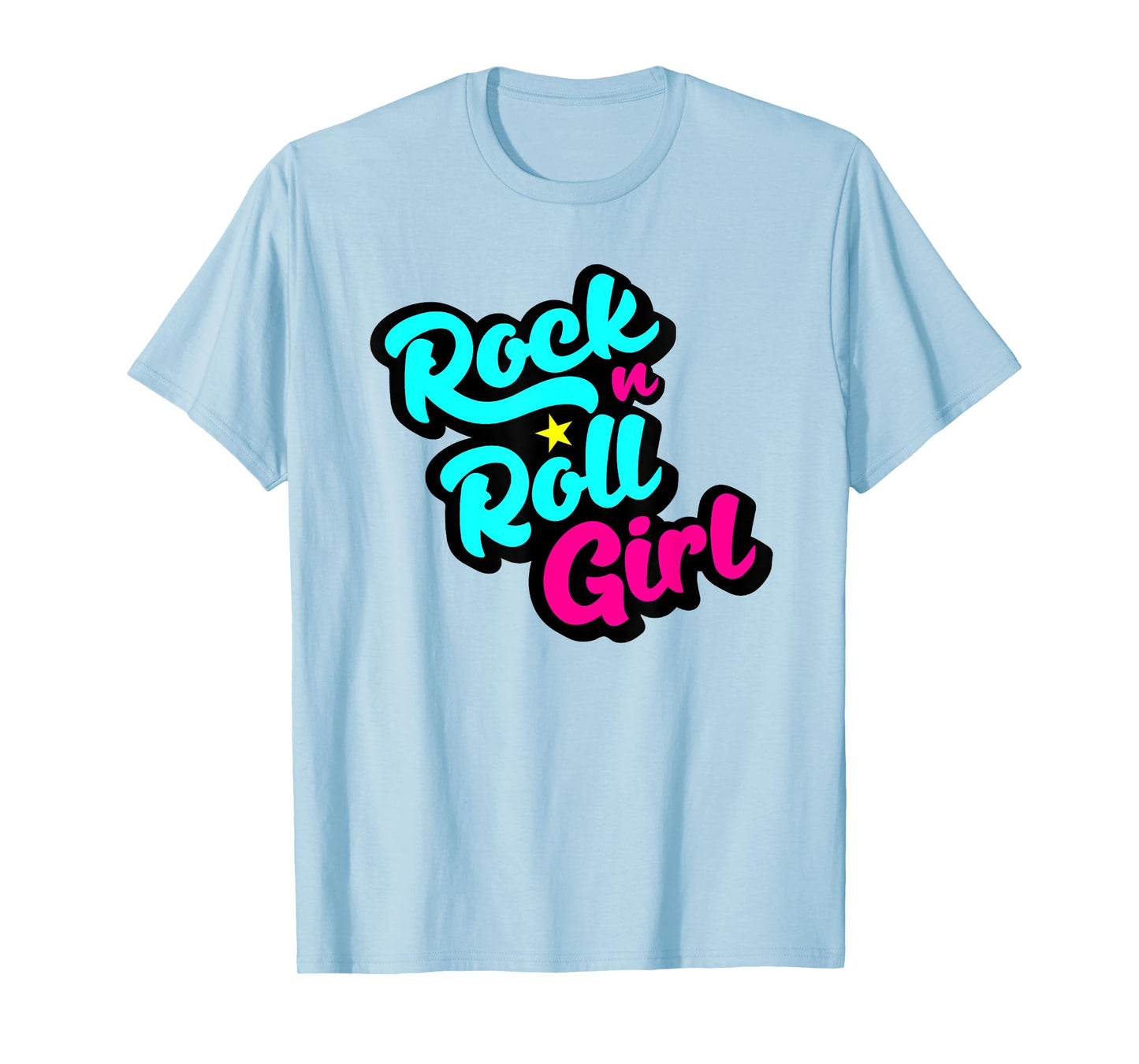Rock N Roll Girl Ocean Fish Halloween Costumes Group Family T-Shirt